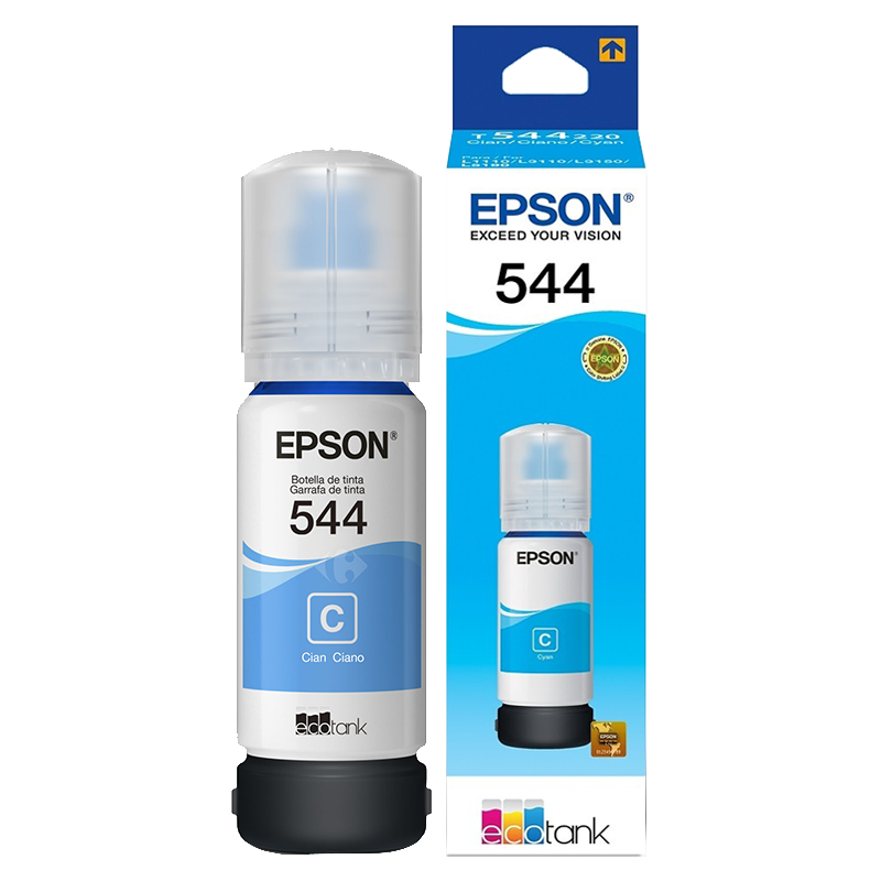 TINTA EPSON CIAN PARA ECOTANK T544 - Fast Network S de RL de CV